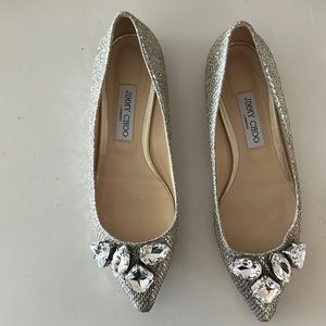 chic rhinestone flats -good condition. Need some TLC at tips.